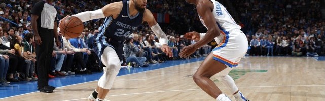  莫兰特禁赛一场，灰熊不敌雷霆遭遇两连败  